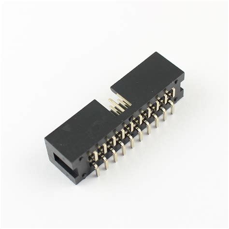 10Pcs 2 54mm Pitch 2x10 Pin 20 Pin SMT Male Shrouded PCB Box Header IDC