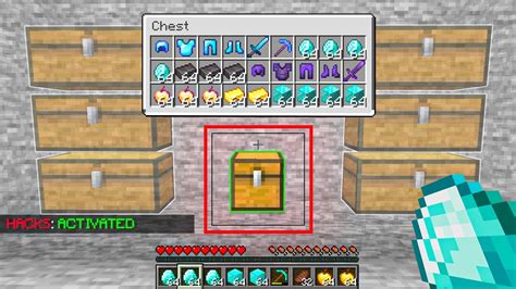 Using HACKS To Steal RARE LOOT In Minecraft YouTube