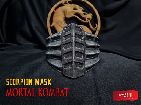 Mortal Kombat Scorpion Mask From The 1995 Movie Etsy