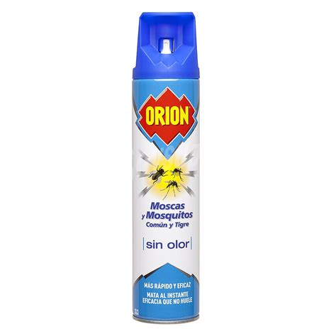 Orion Insecticida Volador Moscas Y Mosquitos Común Y Tigre Sensitive Sin Olor Spray 600 Ml