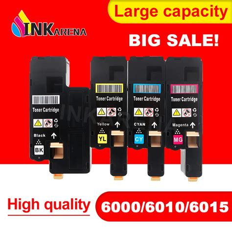 INKARENA Compatible For Xerox Phaser 6000 6010 WorkCentre 6015 Color ...