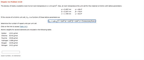 Solved Chapter Problem The Density Of Totally Chegg