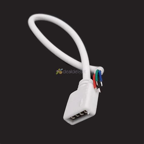 Pcs Pin Female Connector Diy Cable For Smd Rgb Led Light