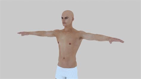 Modelo 3D Realista De Cuerpo Humano Masculino Zbrush Modelo 3D 12