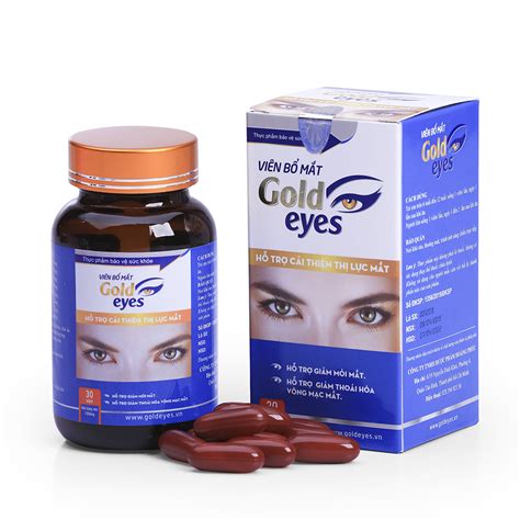 Viên uống Gold Eyes hỗ trợ bổ mắt Hộp 30 viên