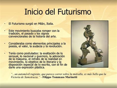 El Futurismo