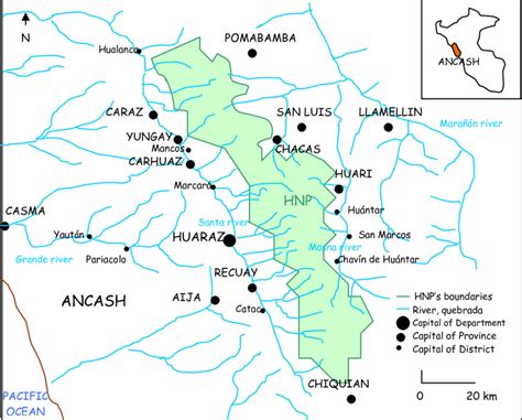 Location of Huascarán National Park | Download Scientific Diagram