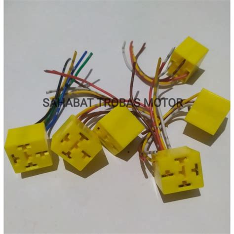 Jual Soket Relay Riley Kaki Kabel Bintik Astra Shopee Indonesia