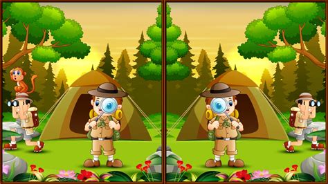 Spot Differences Camping Play Free Games Online