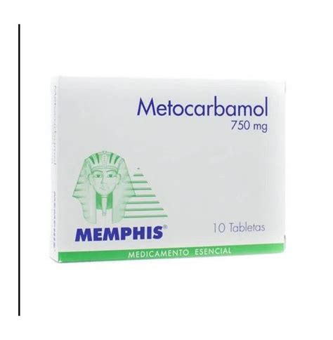 Metocarbamol Mg X Tabletas Relajante Muscular