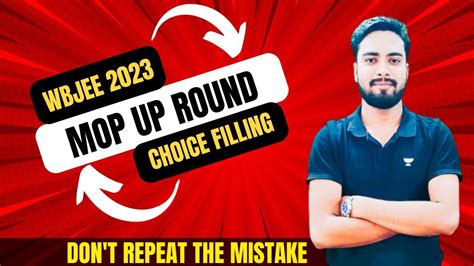 Wbjee 2023 Mop Up Round Choice Filling Dont Do These Mistakes Mop