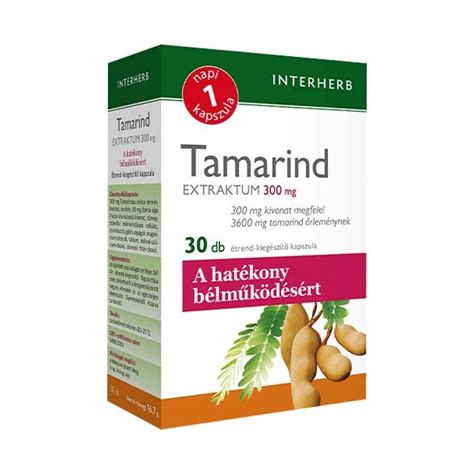 Interherb Napi 1 Tamarind Extraktum Kapszula Pingvin Patika