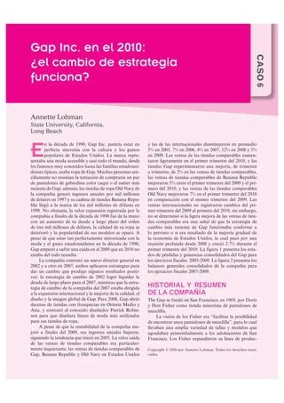 L Cambios En La Estrategia Funcioanal Caso Gap Administracion