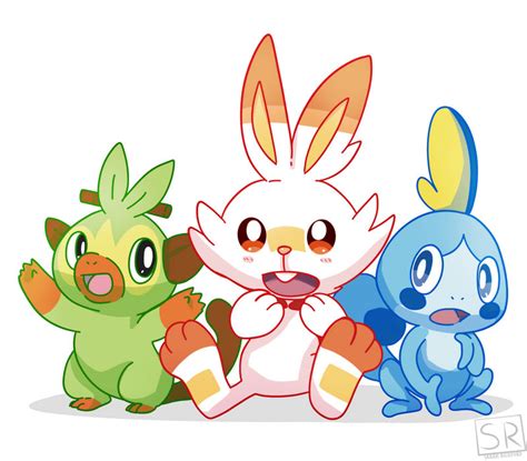 Pokemon Sword And Shield Starters By Sarahrichford On Deviantart