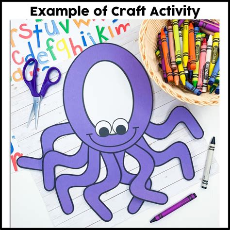 Uppercase Letter O Is For Octopus Craft Activity Crafty Bee Creations