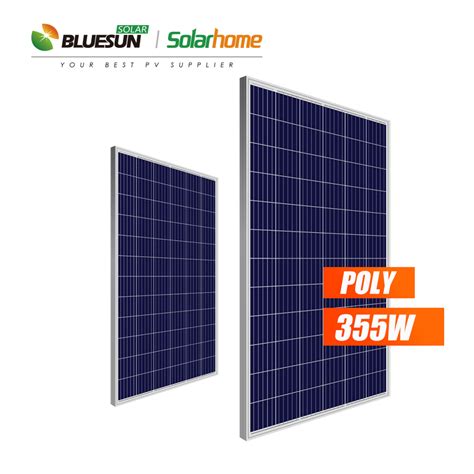 Buy Hot Sale Poly Hanwha Solar Panel 36v 340w 350w 355w For Home And Industrial Use Professional