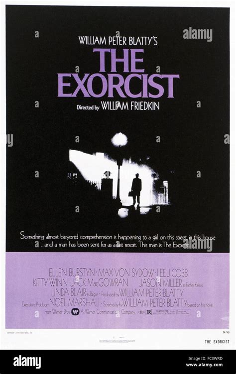 The Exorcist Movie Poster Stock Photo Alamy