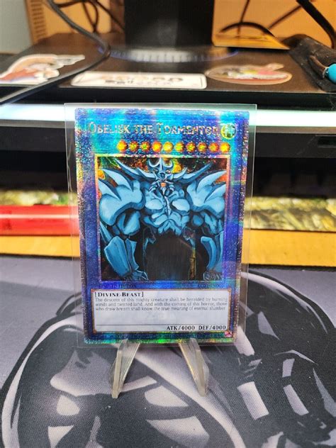 YuGiOh Obelisk The Tormentor LC01 EN001 25th Anniversary Quarter