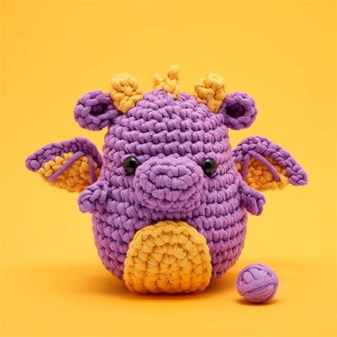 Dragon Crochet Kit For Beginners The Woobles