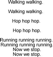 Walking, Walking: Song Lyrics and Sound Clip