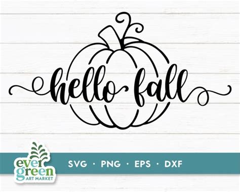 Hello Fall Svg Fall Pumpkin Sign Svg Fall Pumpkin Svg Fall - Etsy