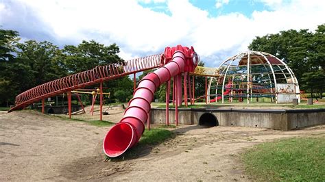 七北田公園｜全遊具を紹介！河川敷でバーベキューと芋煮！池で水遊びも！【宮城県仙台市泉区】 いずとみ仙台