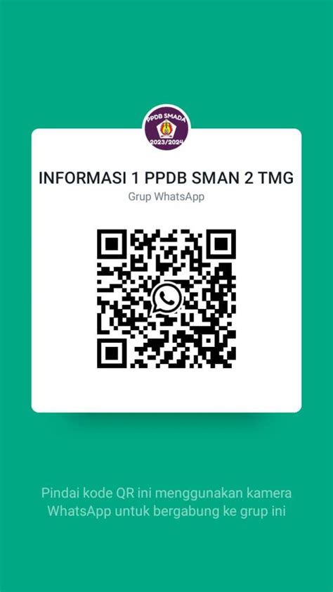 INFORMASI GROUP RESMI PPDB SMA NEGERI 2 TEMANGGUNG TAHUN 2023 2024