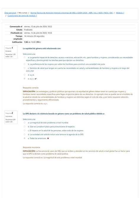 Cuestionario De Cierre De M Dulo Cierre Rea Personal Mis Cursos