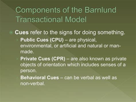 Barnlund Transactional Model | PPT