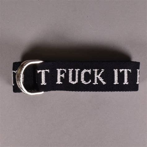 Huf Fuck It Belt Dark Navy Skate Clothing From Native Skate Store Uk