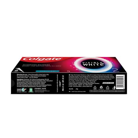 Colgate Visible White O Whitening Aromatic Mint Toothpaste Gm