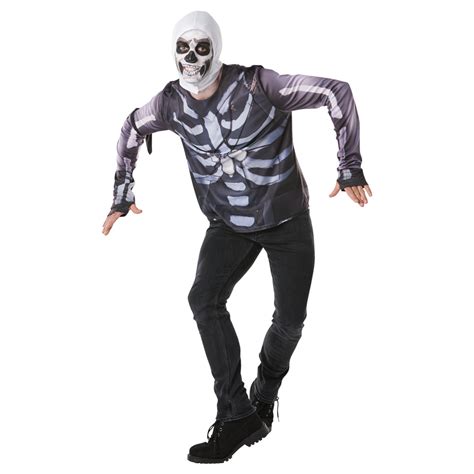 Disfraz Adulto Skull Trooper Fortnite ⭐miles De Fiestas⭐