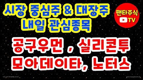 주식 대장주and 내일 관심종목공구우먼노터스모아데이타samg엔터대유실리콘투케이엠휴맥스엔비티오리콘 Youtube