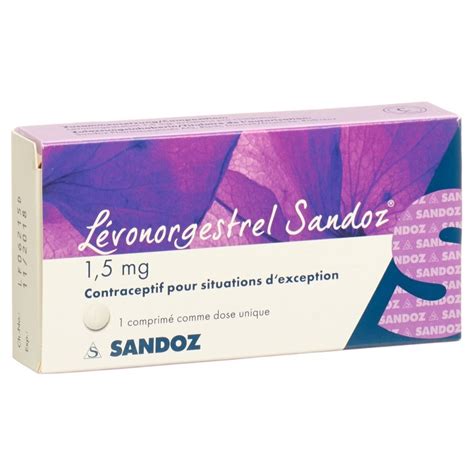 LEVONORGESTREL Sandoz Tabl 1 5 Mg Blist 1 Stk Sun Store Apotheke