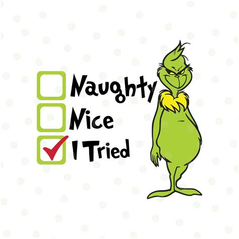 Grinch SVG Cut File Funny Grinch SVG Png Svg File for - Etsy Canada