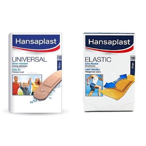 Ready Stok Hansaplast Elastic Universal Plaster Luka 20s 100s Strip Cartoon Seriess