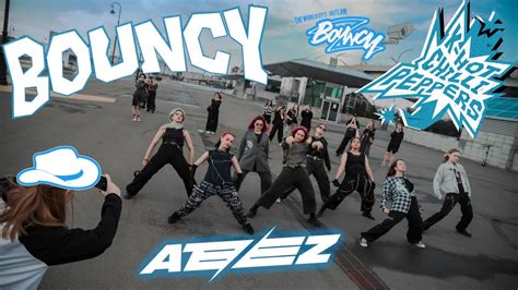 K POP IN PUBLIC ONE TAKE ATEEZ 에이티즈 BOUNCY K HOT CHILLI PEPPERS dance cover by Wasabi