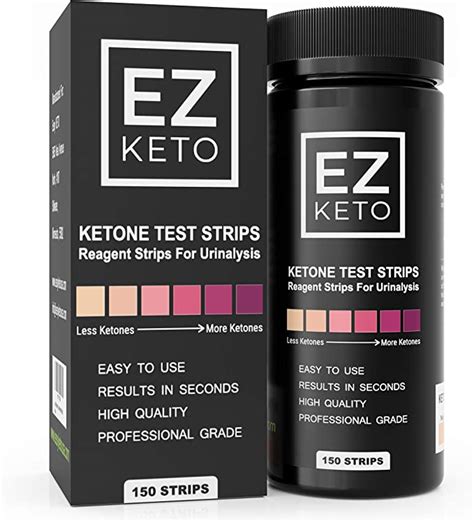 Ez Keto Ketone Testing Strips For Urinalysis With Free App