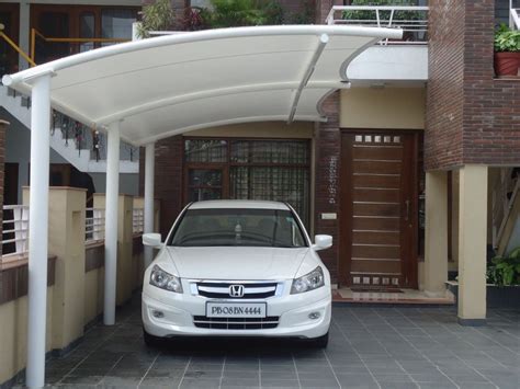 Outdoor Tunnel Car Parking Tensile Structure Paint Coated At Rs 350 Sq