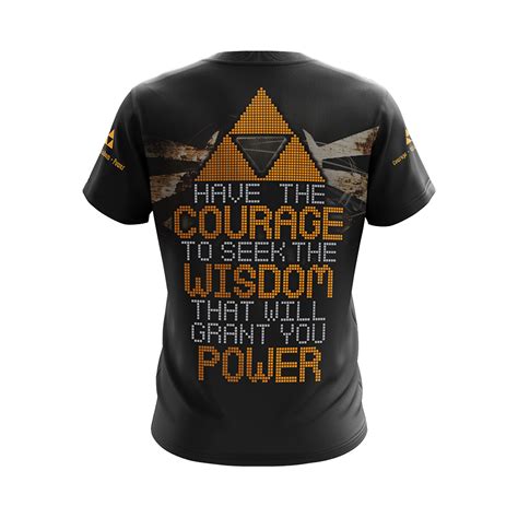 The Legend Of Zelda Hoodie Power Wisdom Courage T Shirt Black Unisex