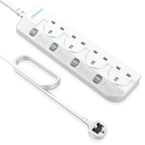 Buy J Elektro Extension Lead Switched Gang Switched Power Strip M