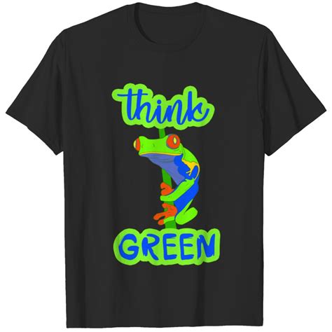 Red Eyed Tree Frog Think Green Ecology T Shirt Sold By Ethnic Armoire Sku 6979946 50 Off