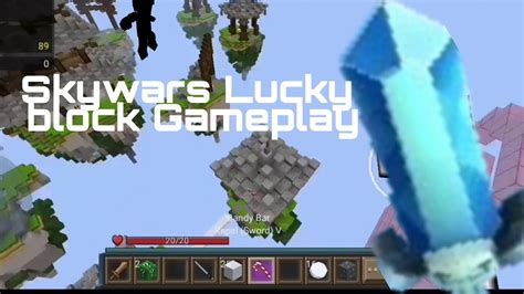 Skywars Lucky Block Gameplay Youtube