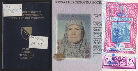 Federation Of Bosnia And Herzegovina Passport — Series V 2001 — 2006