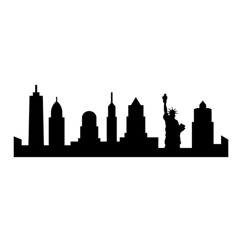 New york skyline 4144121 Vector Art at Vecteezy