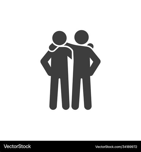 Friends icon images Royalty Free Vector Image - VectorStock