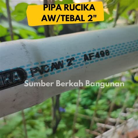 Jual Pipa Rucika Paralon Meteran Tipe Aw D Shopee