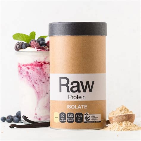 amazonia raw isolate protein powder vanilla ntuc fairprice
