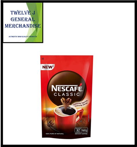 Nescafe Classic Instant Coffee 185g Lazada Ph