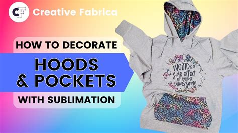 Sublimation Made Easy Decorating Sweatshirt Pockets And Hoods Tutorial